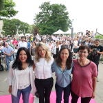 Yolanda Díaz participa en un acto de SUMAR en Pamplona