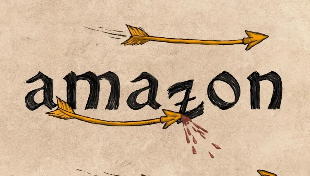 Illya Stalone transforma al estilo medieval el logo de Amazon