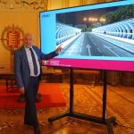 Jesús Julio Carnero presenta el nuevo Puente del Poniente de Valladolid