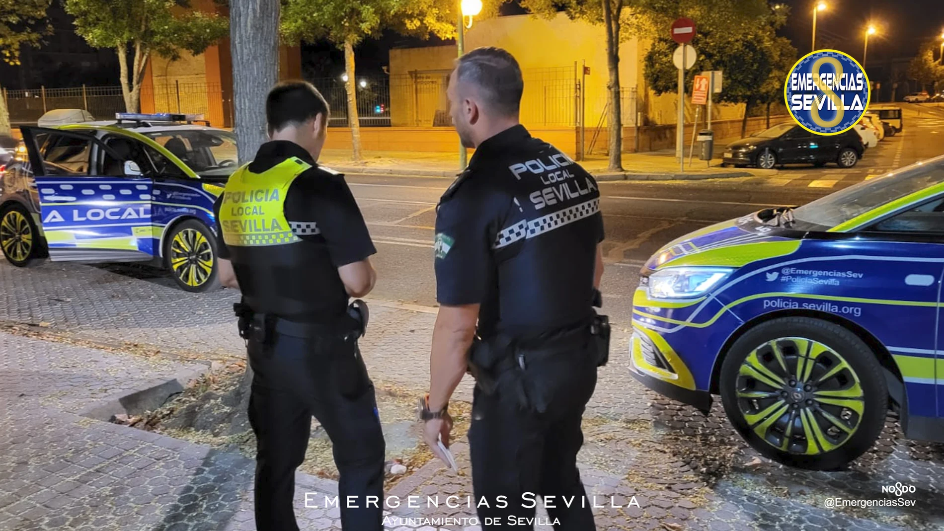 Los agentes locales durante las diligencias