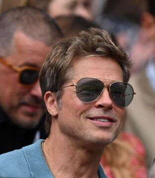 Brad Pitt en Wimbledon