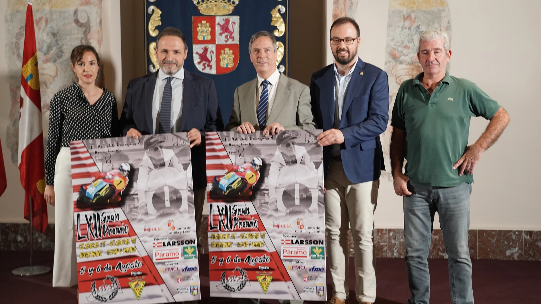Presentación del Gran Premio de Velocidad de La Bañeza (León)