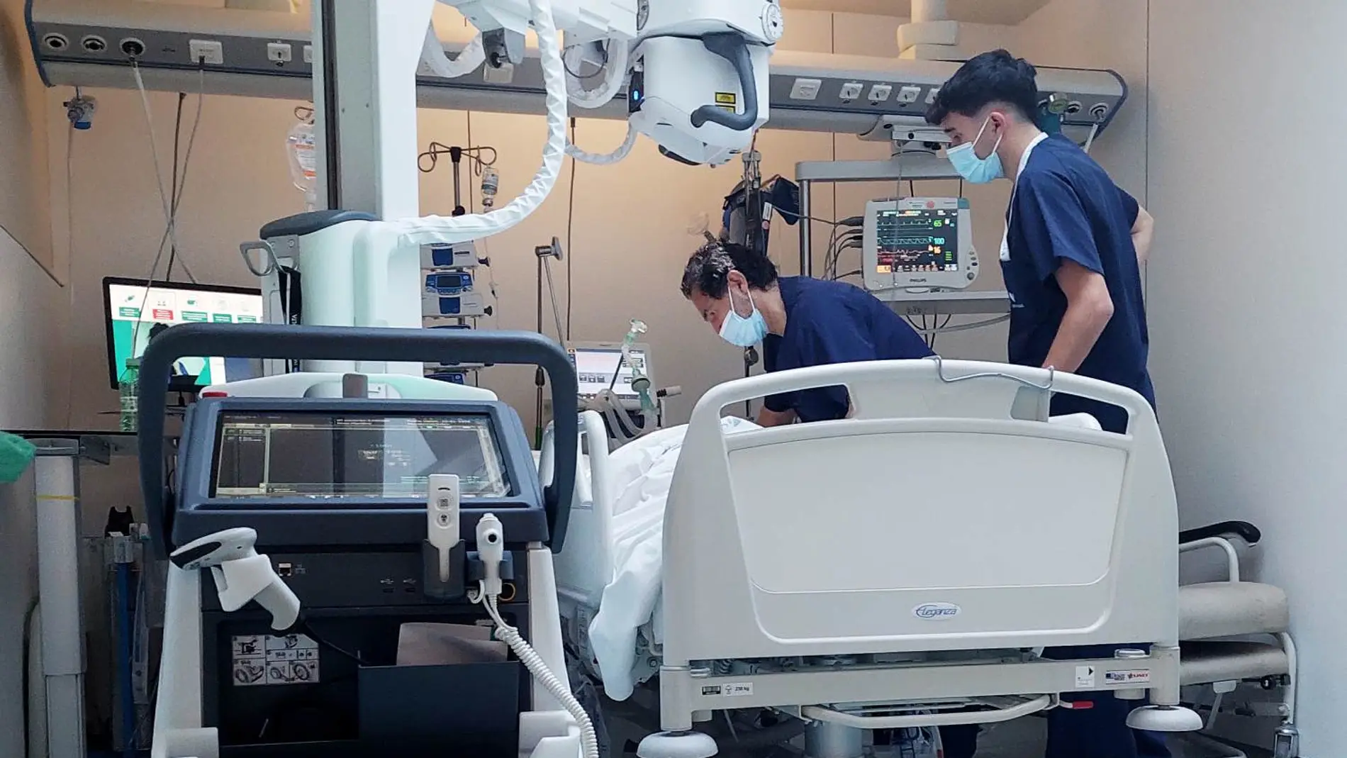 Realización de radiografía en movimiento