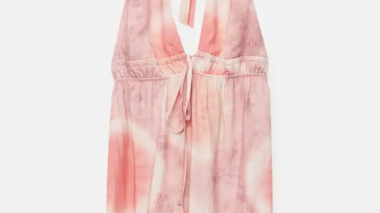 Vestido corto halter