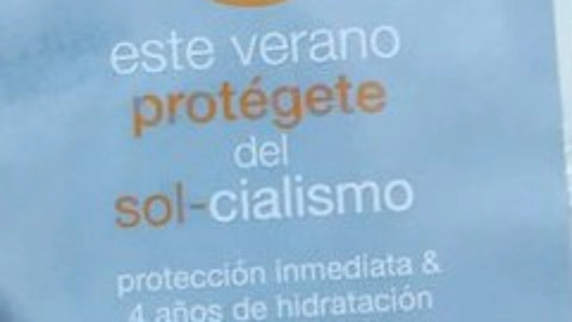 Crema solar 'Factor Feijóo': El mensaje del PP para "protegerse del socialismo"