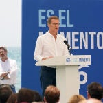 Feijóo y Moreno participa en un acto de cierre de campaña del PP en Málaga 