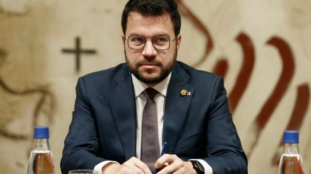 El president de la Generalitat, Pere Aragonès 