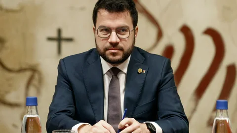 El president de la Generalitat, Pere Aragonès