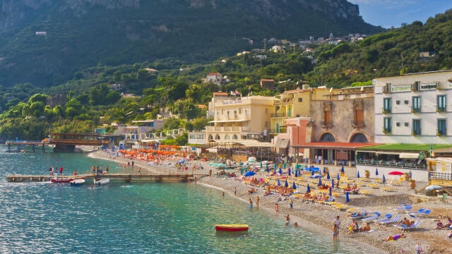 Imagen de archivo de una playa en Italia
