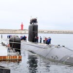 Llegada del submarino nuclear surcoreano este lunes a Jeju (Corea del Sur)