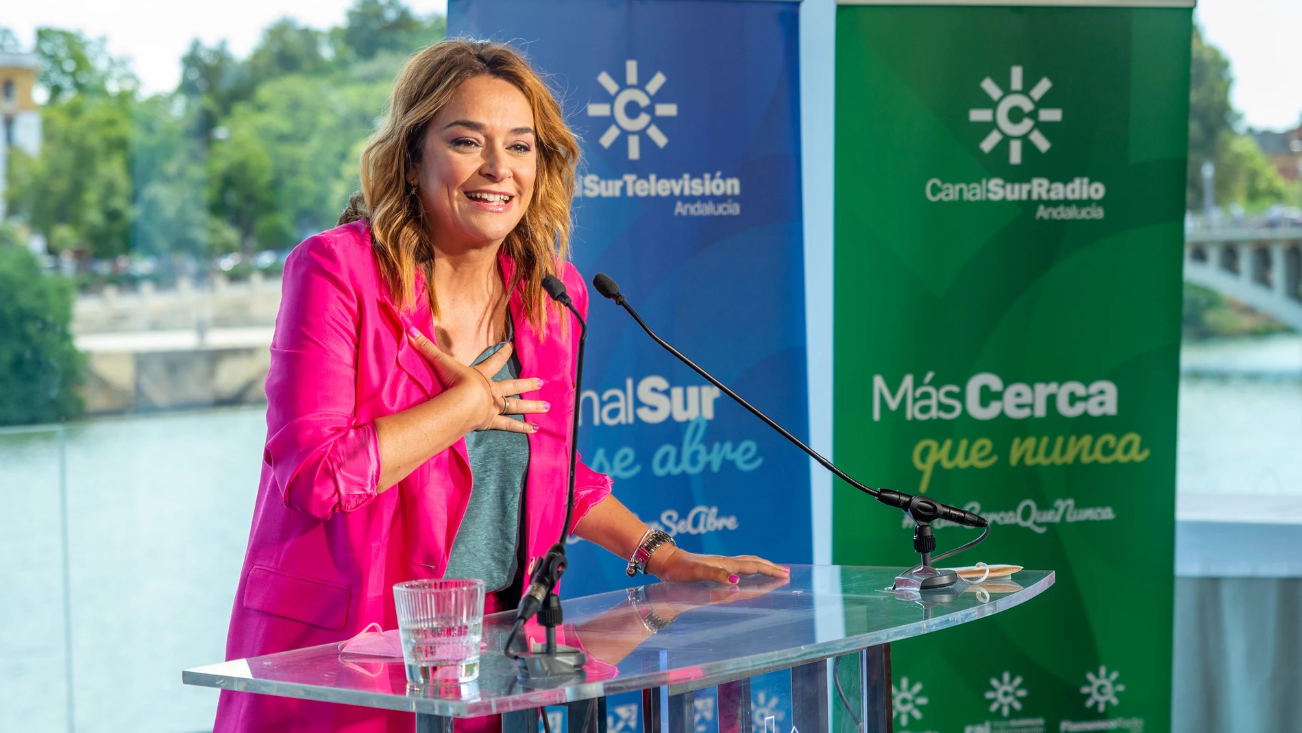 Toñi Moreno durante la presentación de la nueva etapa de 'Hoy en día'