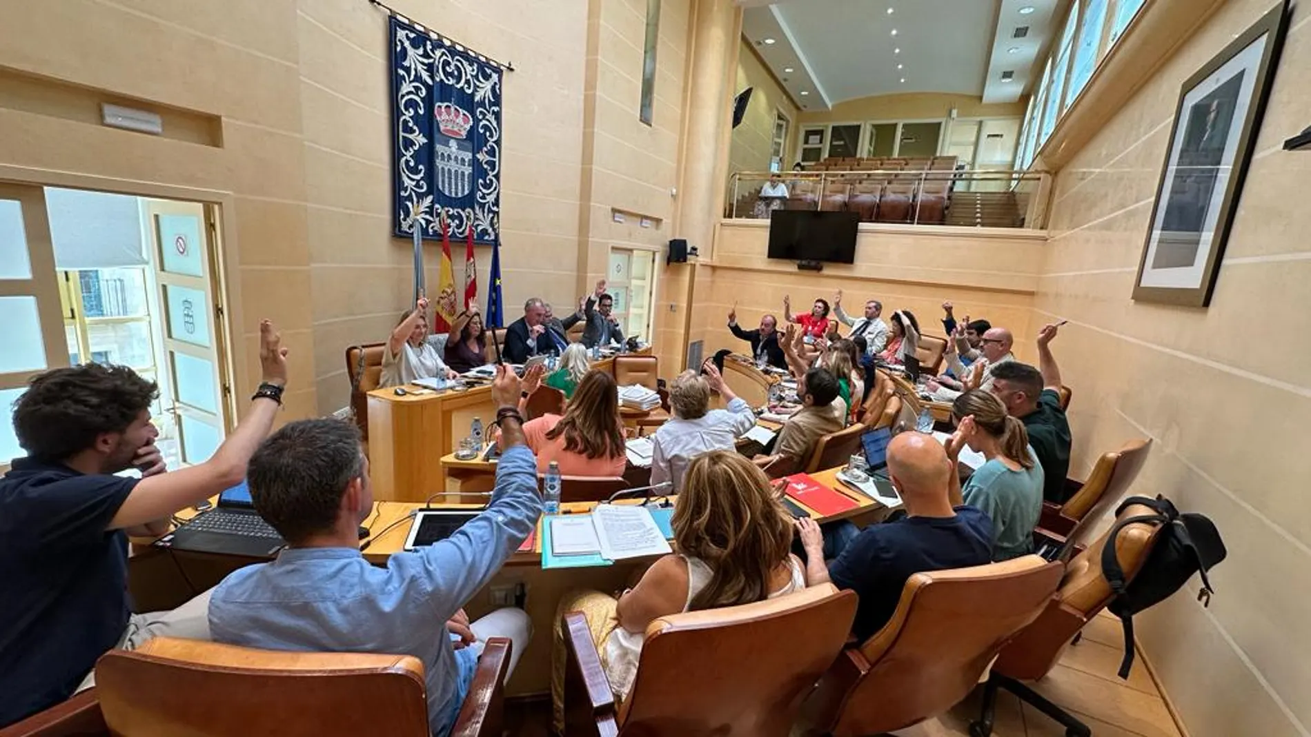 Pleno del Ayuntamiento de Segovia