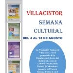 Cartel de la Semana Cultural de Villacintor