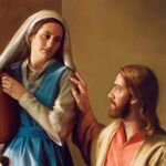 Santa Marta de Betania con Jesús