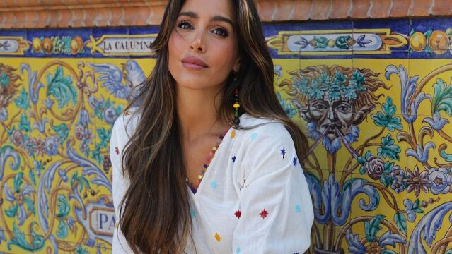 Rocío Osorno con vestido de Zara.