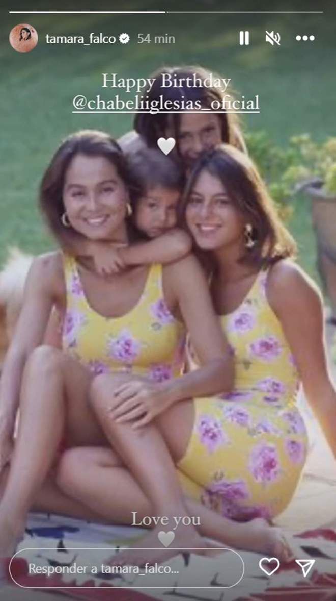 Isabel Preysler y su familia