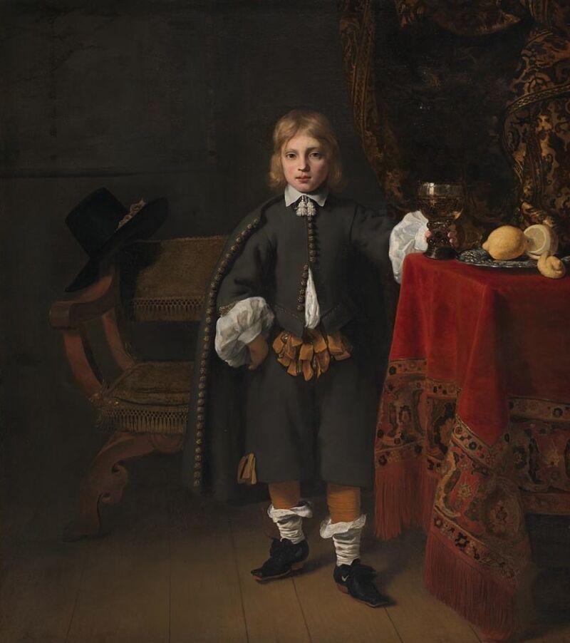 Cuadro de Ferdinand Bol: &quot;Retrato de un niño&quot; ( National Gallery, Londres)