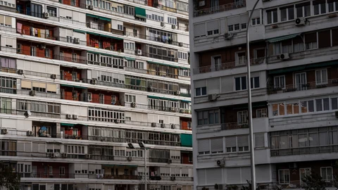 Bloques de viviendas del barrio de la Concepción.