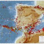 Mapa de los terremotos en España. Y su intensidad