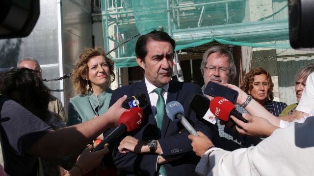 Suárez-Quiñones atiende a la prensa en Zamora
