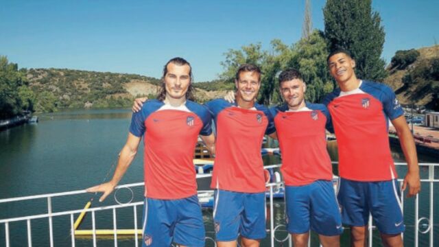 Soyuncu, Azpilicueta, Javi Galán y Mouriño en Los Ángeles de San Rafael