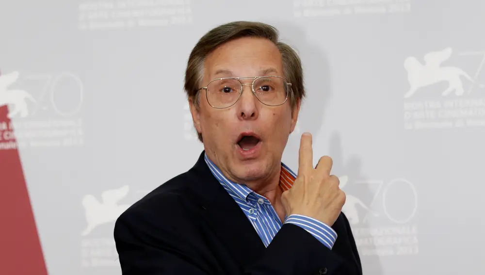 Director William Friedkin poses for photographers at the photo call for his Golden Lion Lifetime Achievement award, during the 70th edition of the Venice Film Festival in Venice, Thursday, Aug. 29, 2013. (AP Photo/Andrew Medichini)