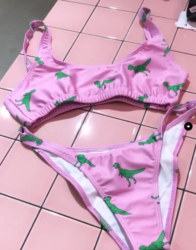 Bikini dinosaurios.