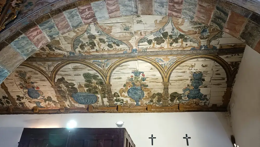 Frescos en la iglesia parroquial de Otero de Sanabria