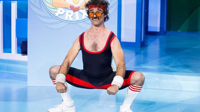 Wilbur hace el payaso durante un programa del 'Grand Prix'