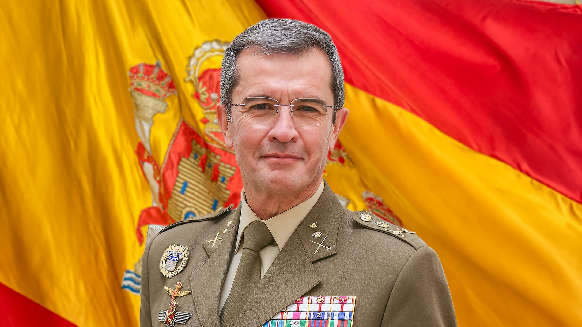 El general de división Francisco Javier Marcos