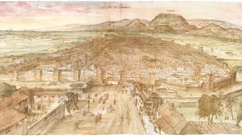 Cuadro de Alcalá de Henares (1565) de Anton Van Der Wyngaerde