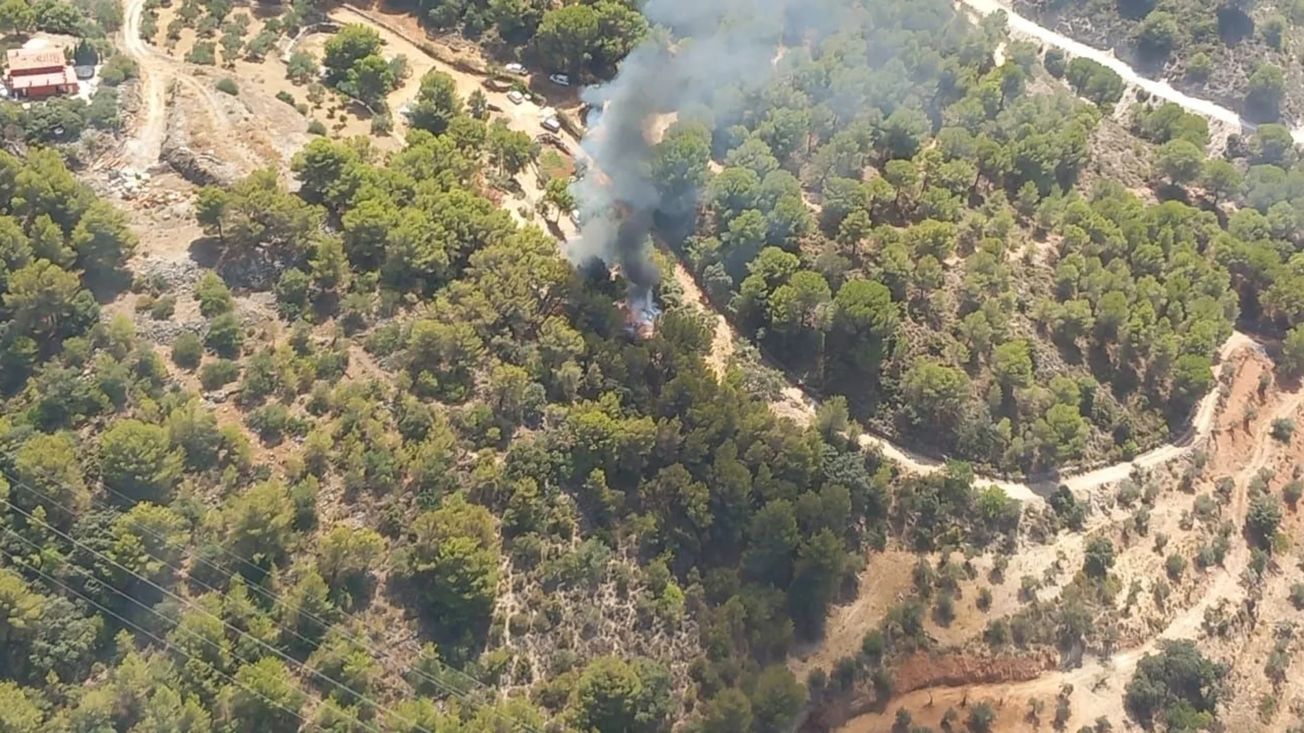 Declarado un incendio forestal en Monda