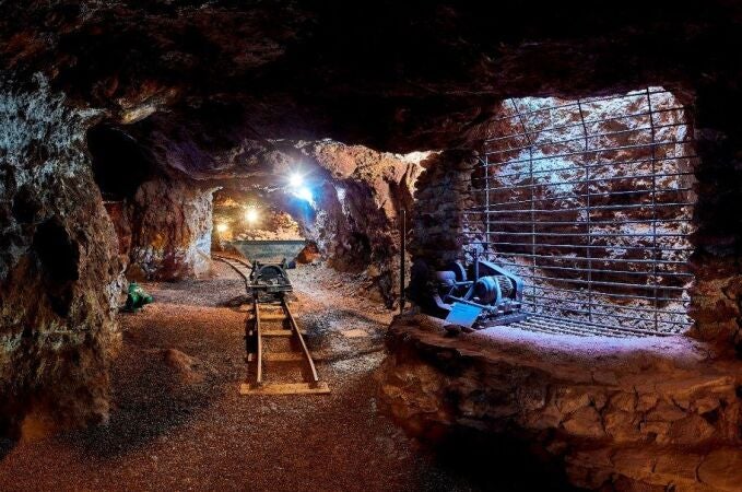 Imagen del interior de la mina