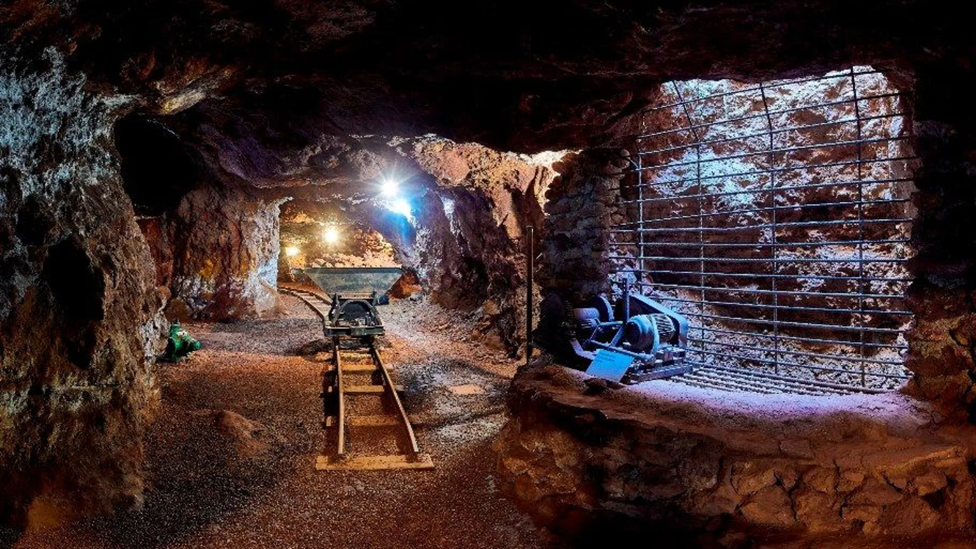 Imagen del interior de la mina