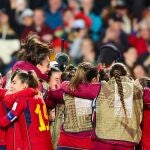 La Selección Femenina celebra el título 