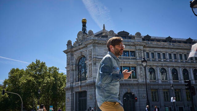 Fachada del Banco de España en Madrid