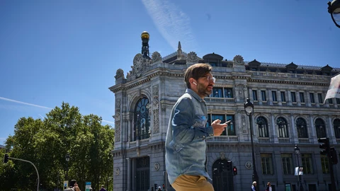 Fachada del Banco de España en Madrid