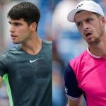Carlos Alcaraz y Hubert Hurkacz en el Masters 1.000 de Cincinnati