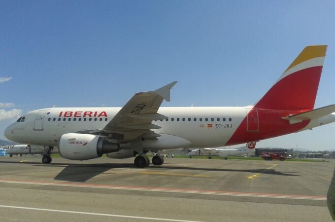 Airbus A319, avión con capacidad para 141 pasajeros con el que Iberia operará la ruta Almería-Madrid