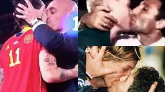 Los tres besos más polémicos de la historia del fútbol