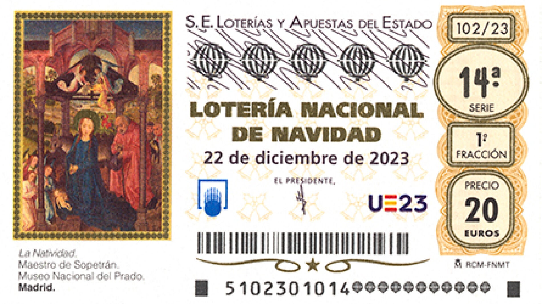 Lotería De Navidad 2023: Así Es La Nueva Imagen De Los Décimos De Lotería