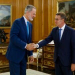 Rey Felipe VI recibe a Añberto Núñez Feijóo
