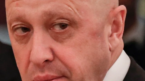 Yevgeny Prigozhin onboard a plane that crashed in Russia