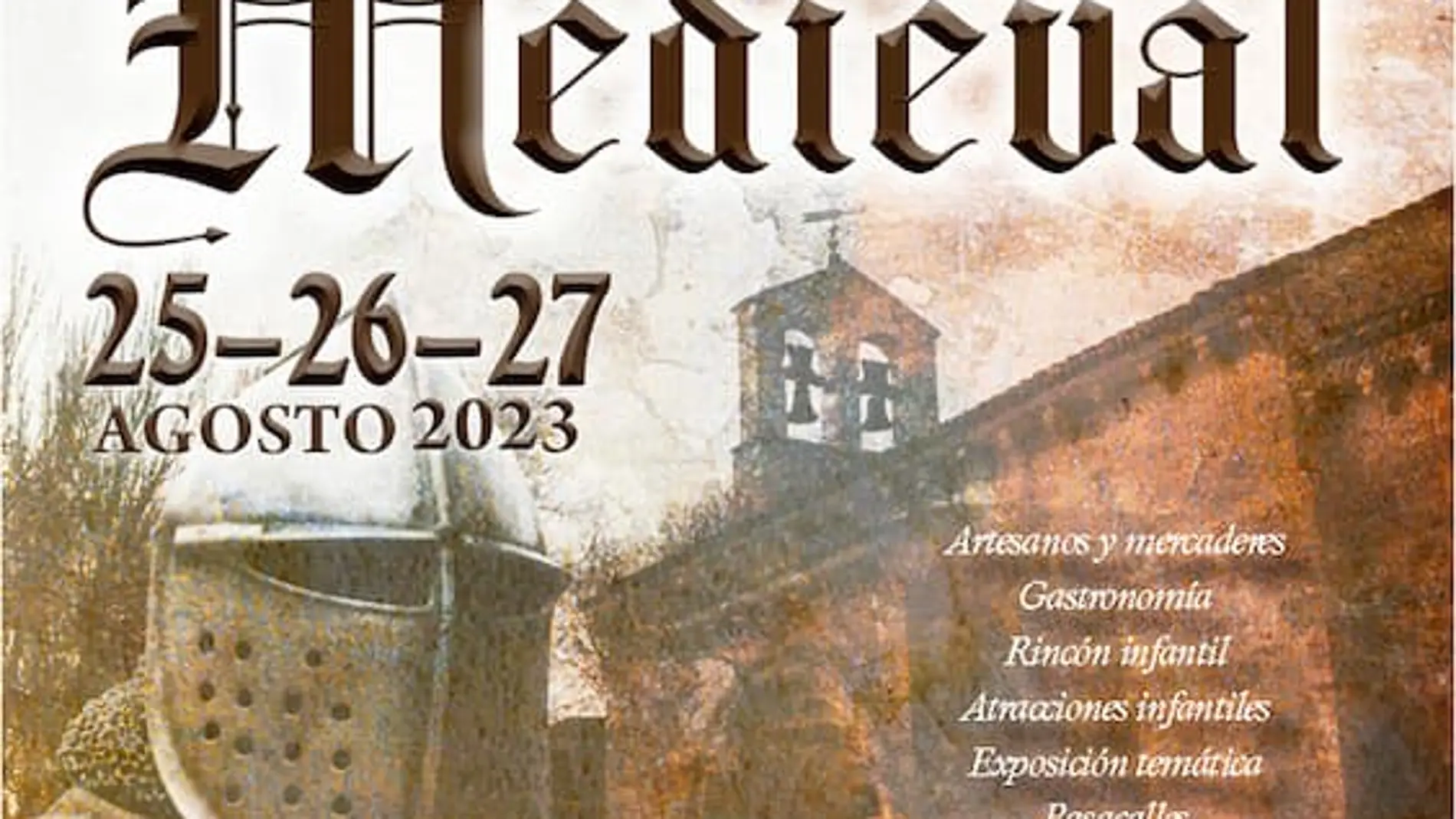 Cartel anunciador del Mercado Medieval de Arroyo de la Encomienda