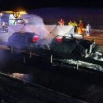 Buscan al conductor de uno de los vehículos implicados en un accidente mortal en Coín (Málaga)