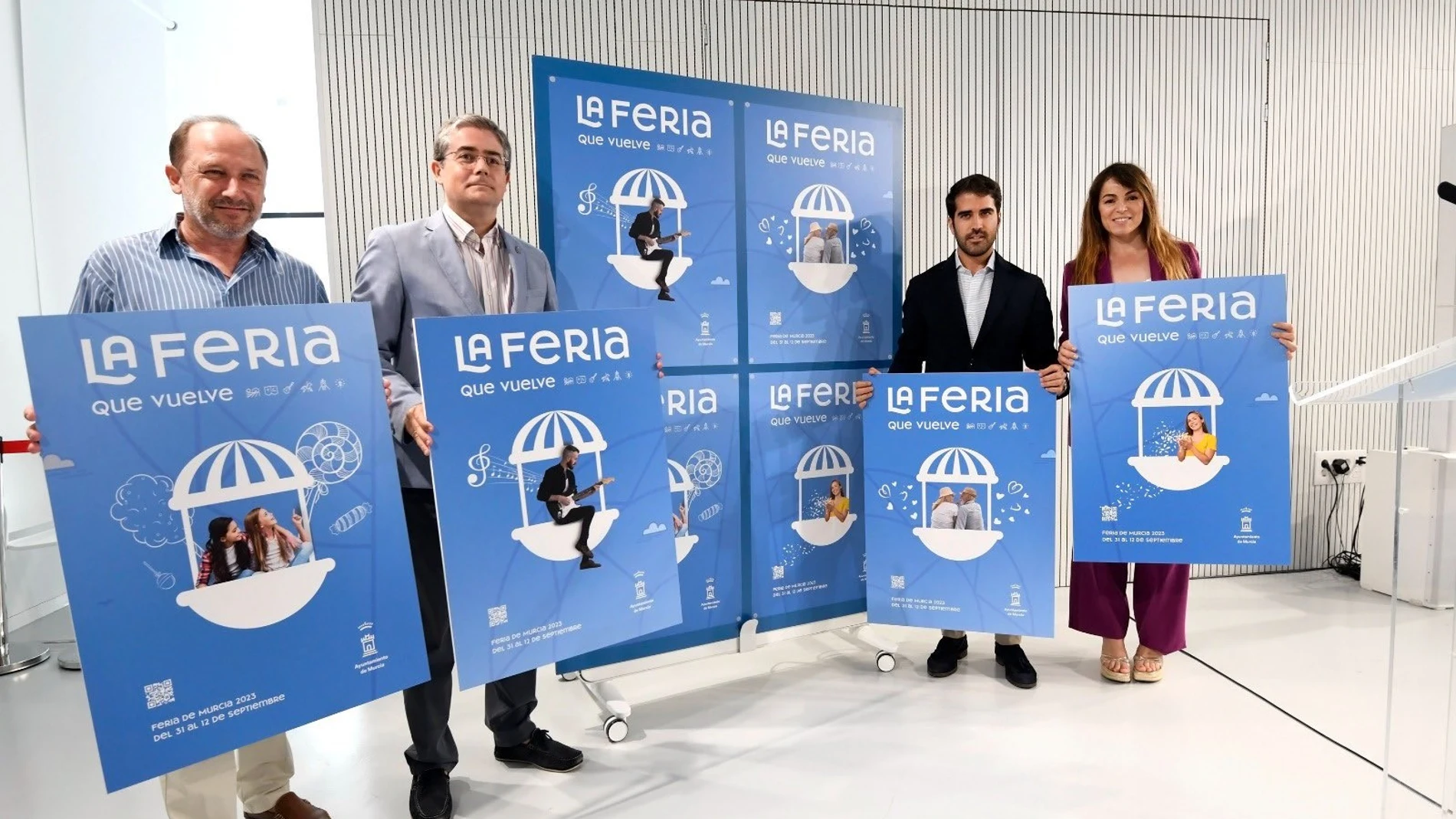 Presentación esta mañana del cartel de la Feria de Murcia 2023