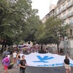 Manifestación en Bilbao a favor de los presos de ETA el pasado viernes