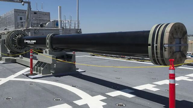 Cañón de Gauss de la armada estadounidense