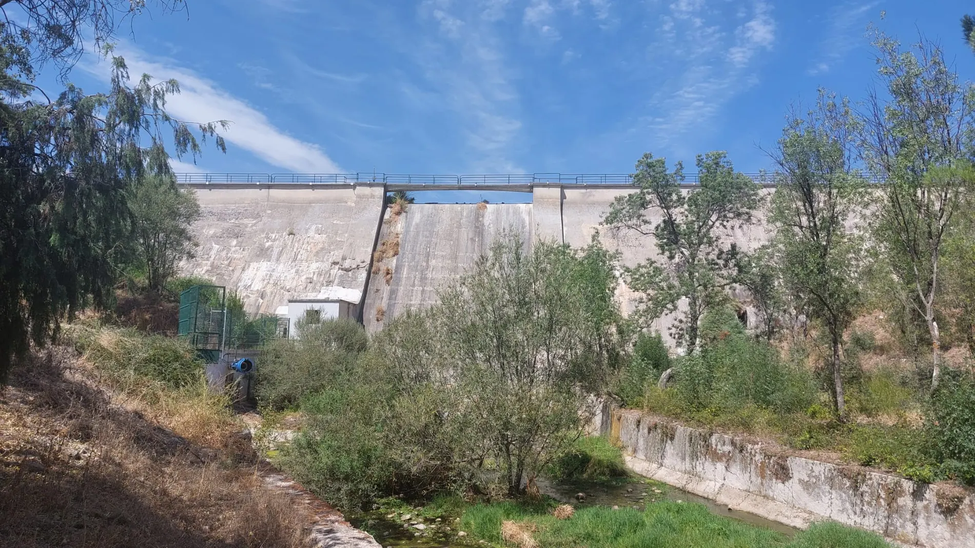 La presa de Peñascales, en la localidad de Torrelodones