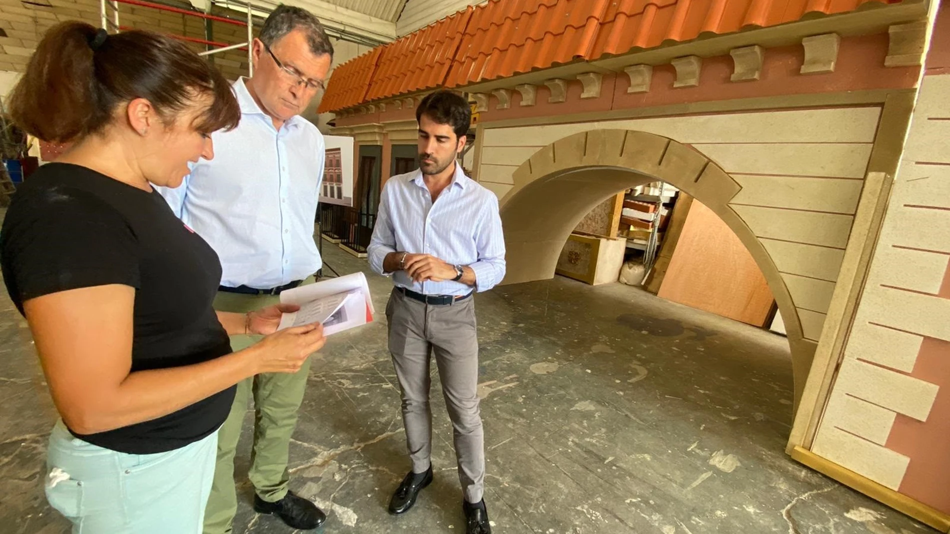 MURCIA.-Una réplica del Palacio de Codorniú dará la bienvenida a los Huertos del Malecón